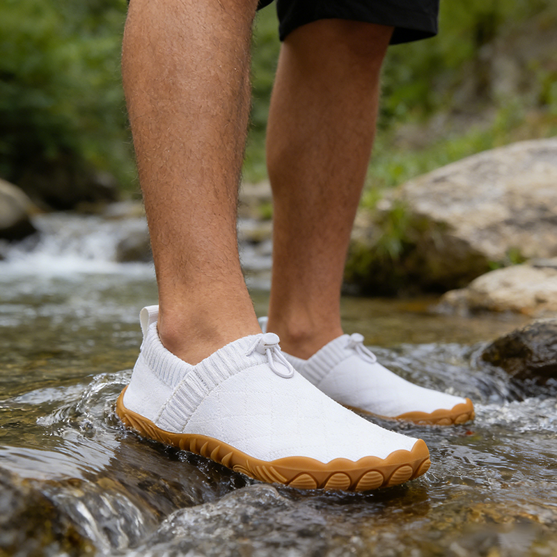 Omine Hike Barefoot Shoes Grounded Footwear for mens  Non-Slip Wide Toe Neuropathy Beach Pool Aqua Swimming Surf Hiking Walking Quick Dry Water Shoes (Copy)