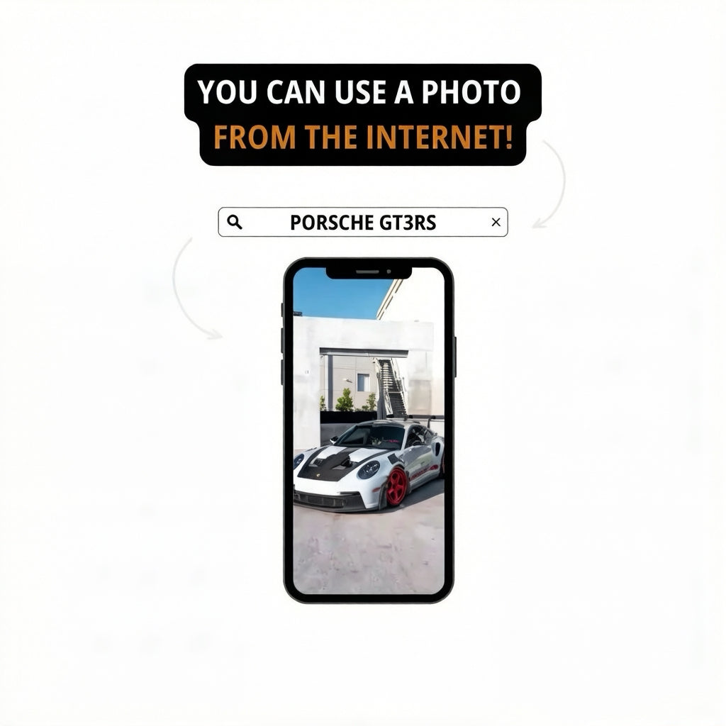 Custom Brick Car Model Kit - Handcrafted Sports Car Replica, Perfect Gift for Car Lovers