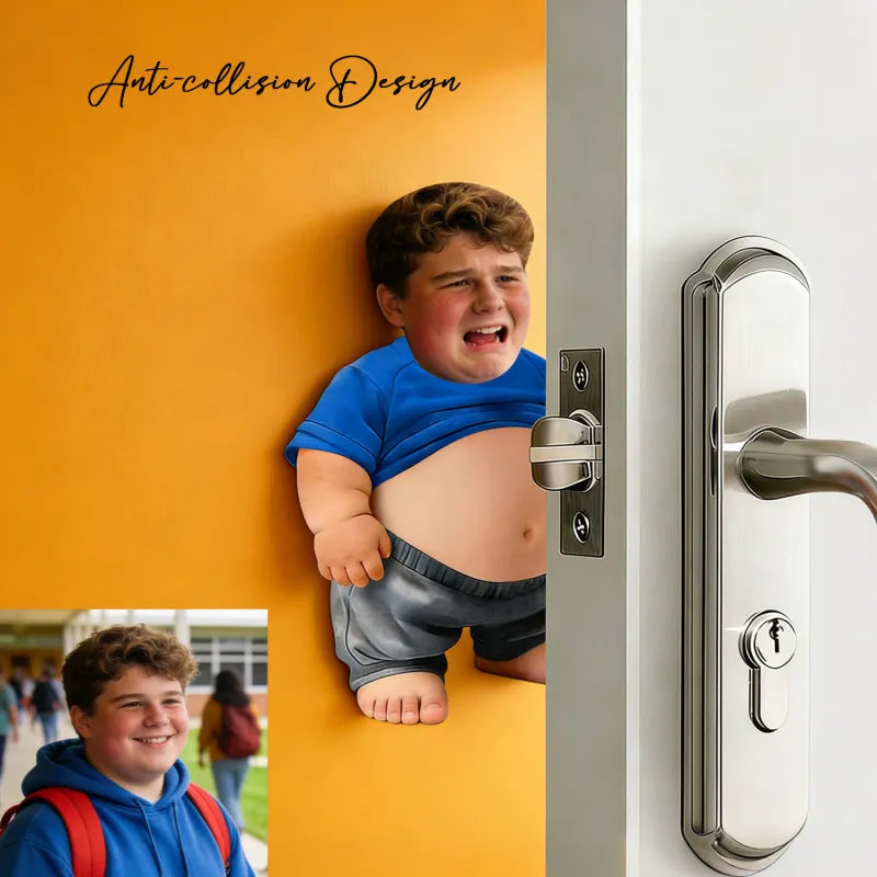 Custom Face Squishy Belly Anti-collision Sticker – Personalized Photo Sticker with Soft Squeeze Belly, Cute Funny Gift